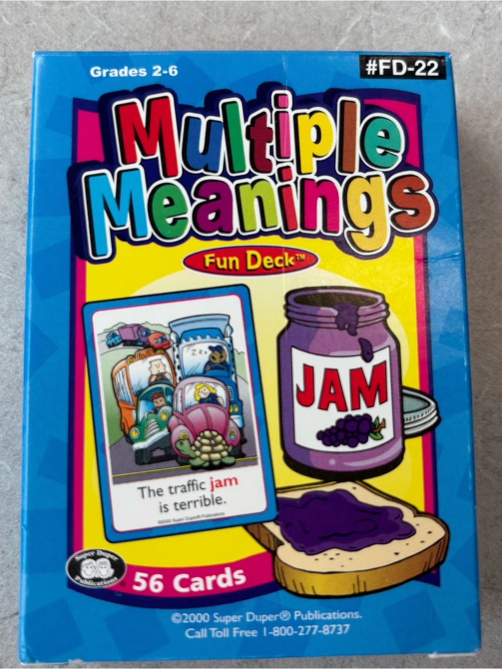 Super Duper Multiple Meanings Fun Deck - Blue